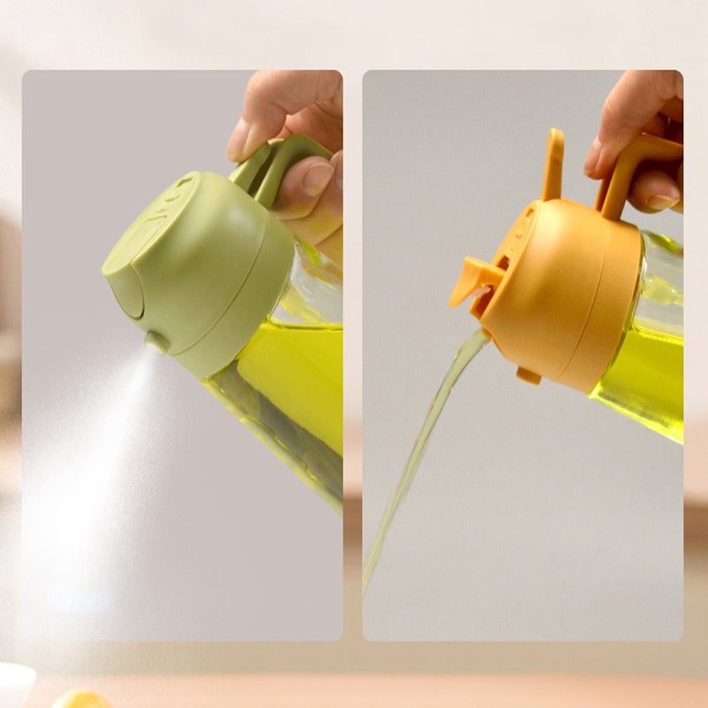 2-in-1-Ölsprüher und -spender aus Glas