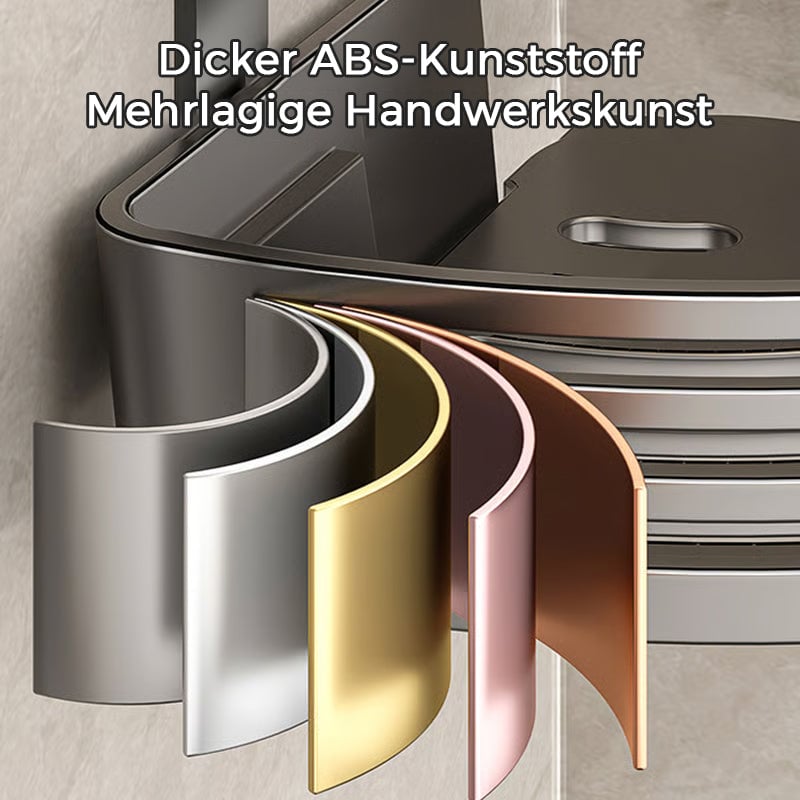 Dreieckiger Duschkorb mit Saugnapf