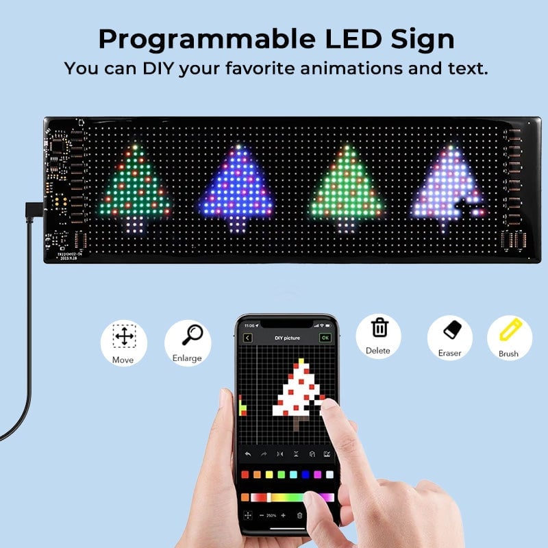 Programmierbares LED-Laufschrift-Schild