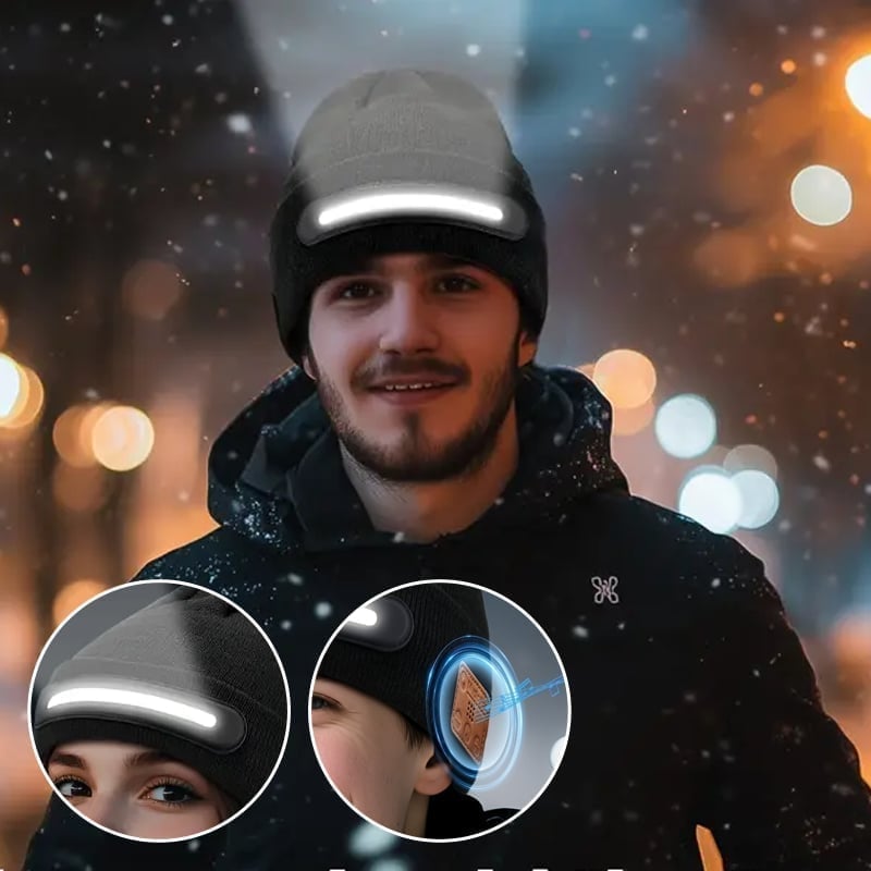 ⭐Smart Beanie with 3-Stage LED Lighting