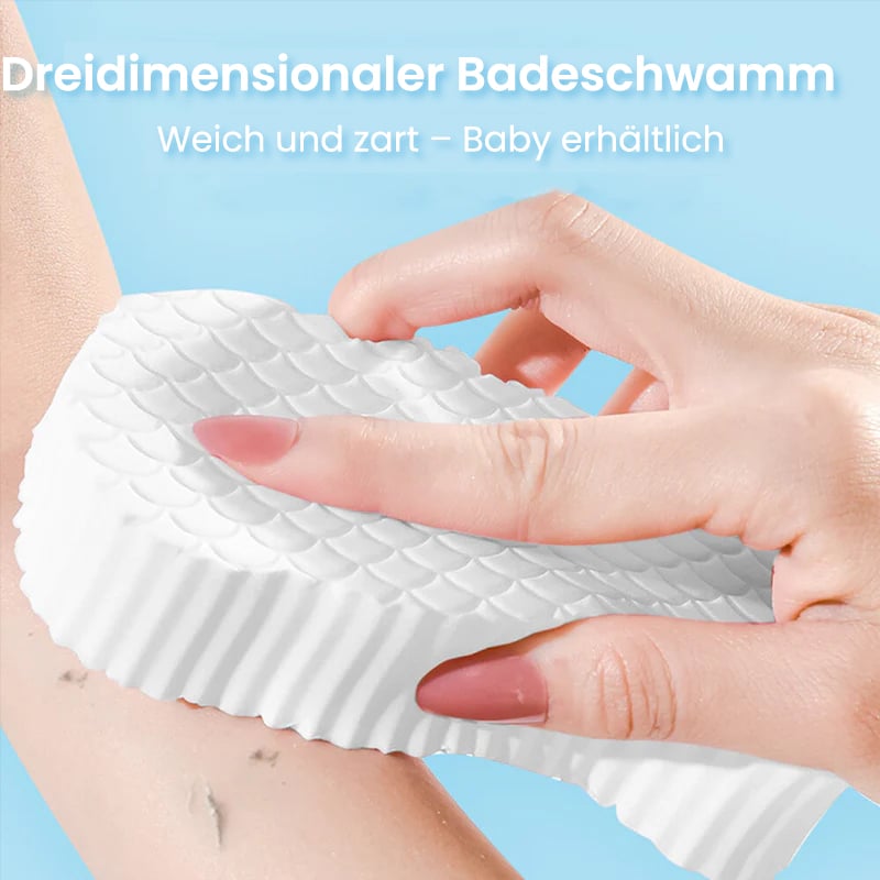 Magischer Peeling-Badeschwamm