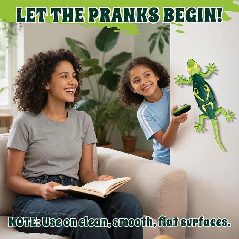 Jouet Lézard Électrique aux Yeux LED Lumineux