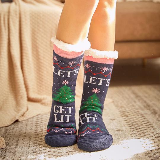 Ultra-Plüsch Weiche Rutschfeste Socken (1 Paar)