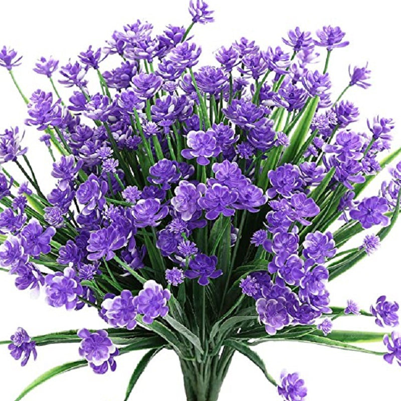 Künstliche Blumen im Freien, 2 Sträuße