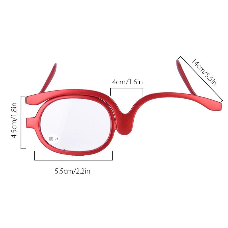 Klare Make-up-Brille