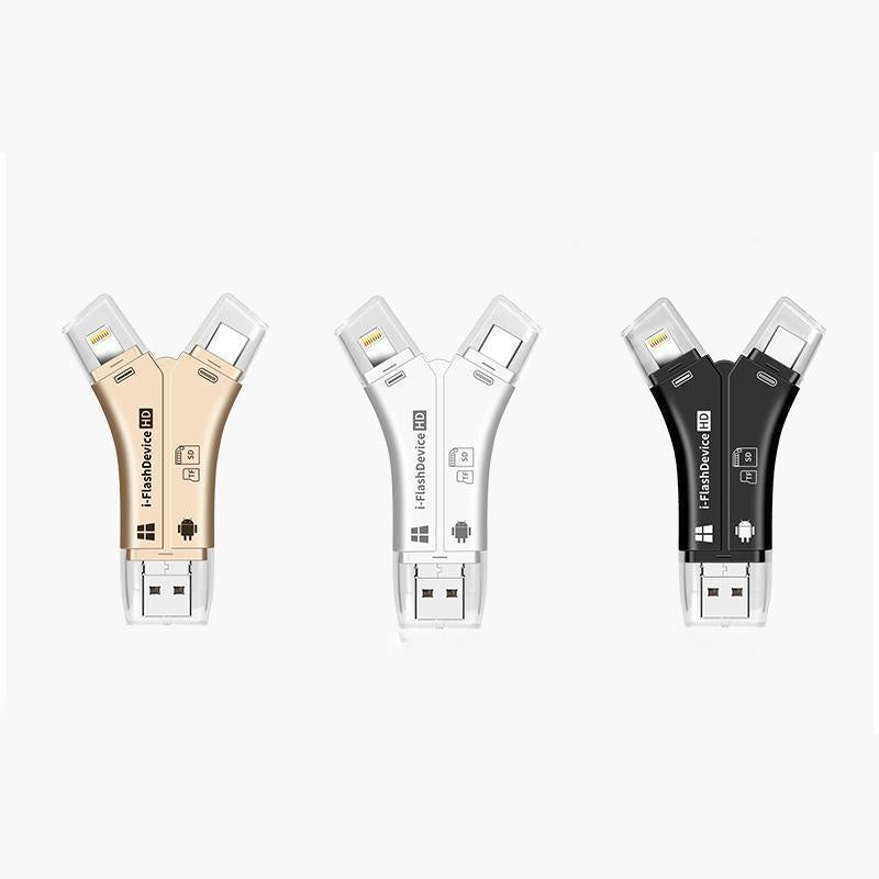 🎉4-in-1 iFlash Drive Kartenleser