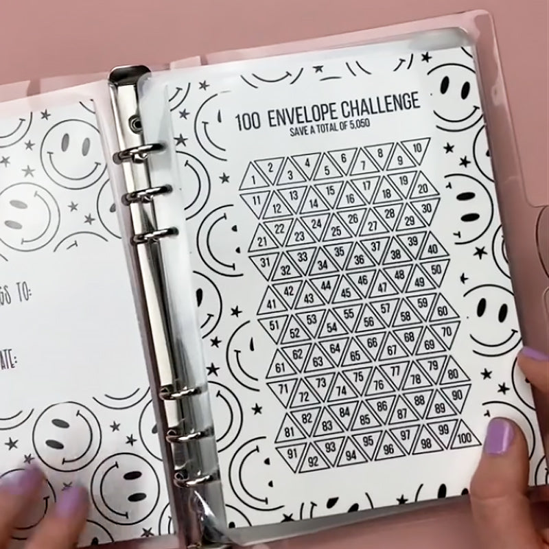 100-Umschlag-Spar-Challenge-Ordner