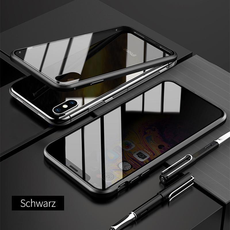 Blickschutz Handyhülle für iPhones (Doppelseite)