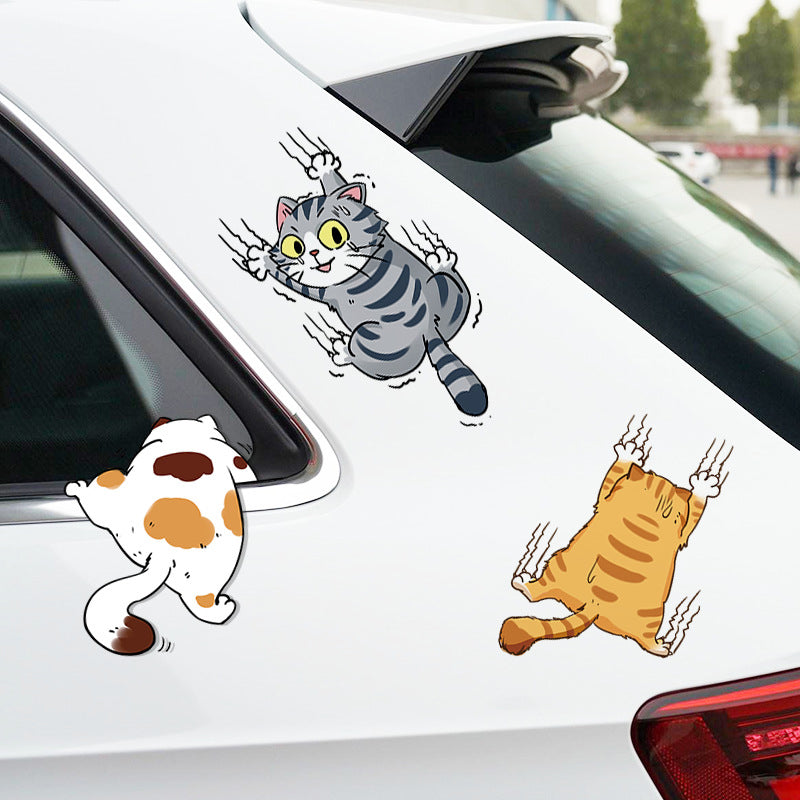 ✨Niedliche Katze Cartoon Auto Aufkleber