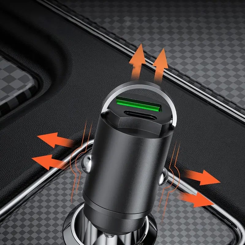 Metall-Ziehring Schnellladegerät Fürs Auto (Unsichtbares Design)