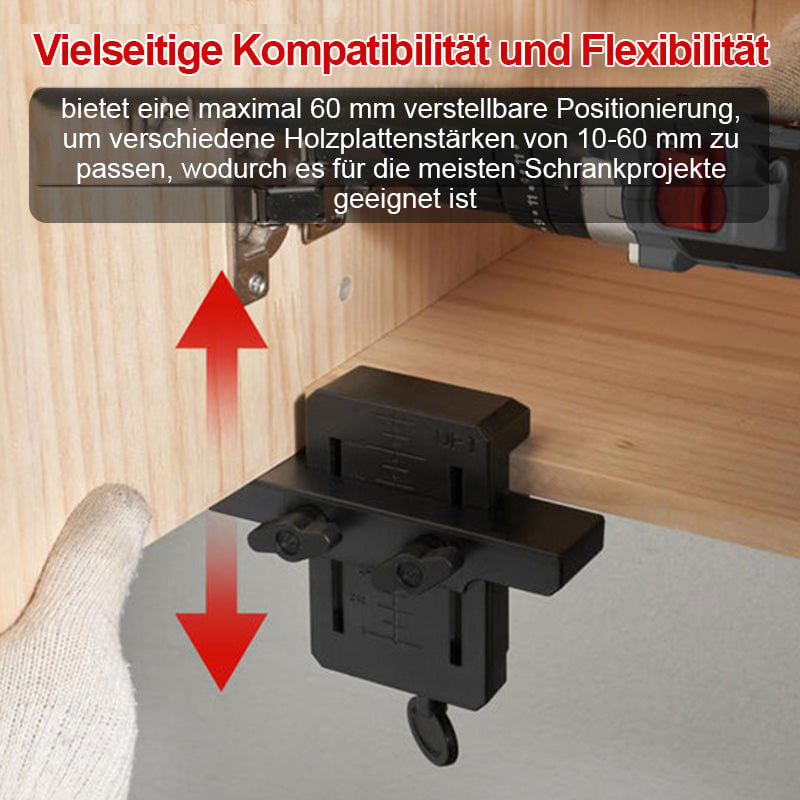 Positionierer für die Schranktürinstallation