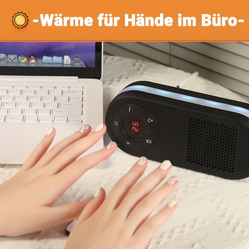 Premium Wandheizlüfter mit Timer & Fernbedienung