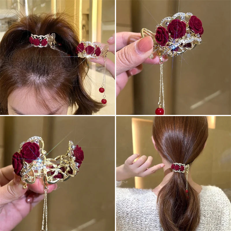 🌹Vintage Rose Haarnadeln