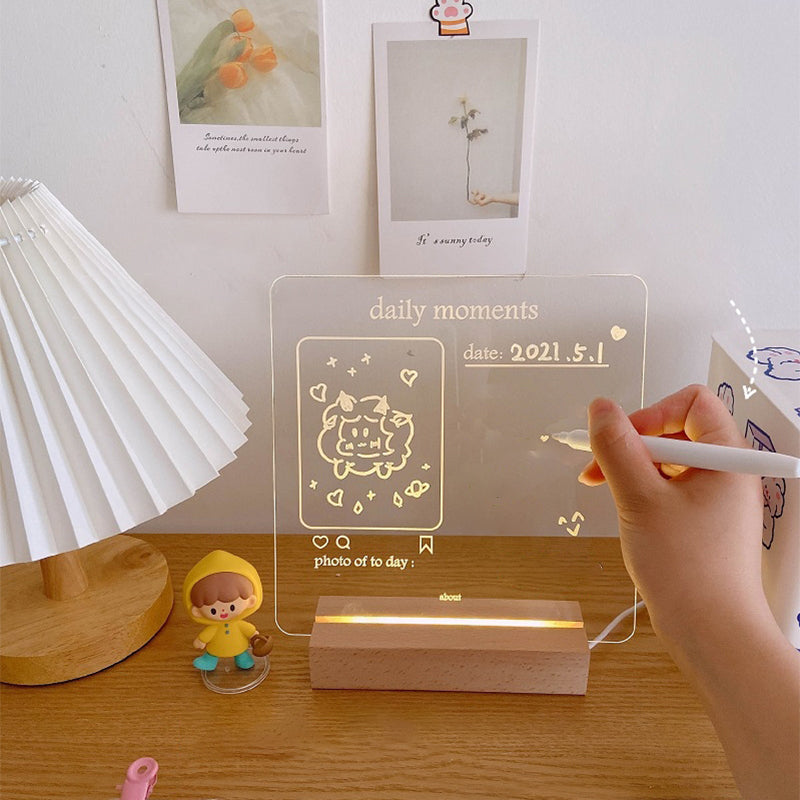 Acryl-Schreibtafel mit Stift