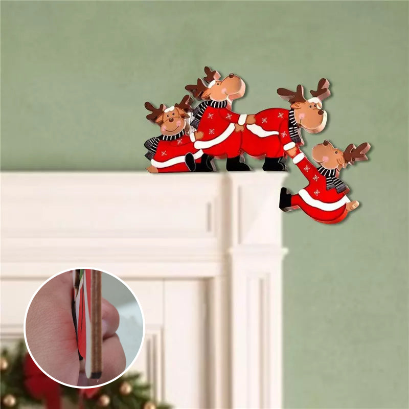 🎄Lustige Weihnachten Türrahmen Dekorationen🦌