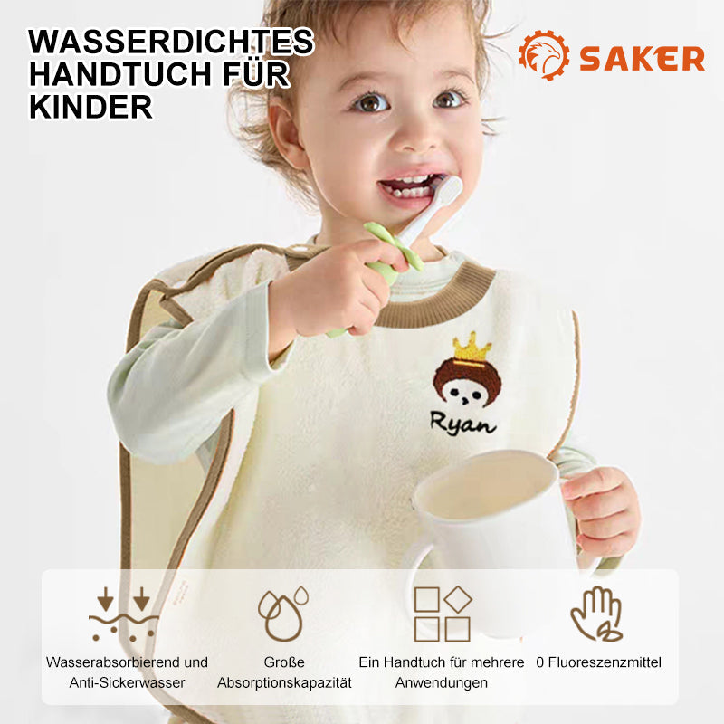 Besticktes Sabberhandtuch für Babys
