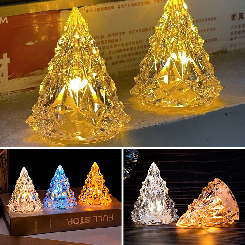 🎄Mini LED Kristall Weihnachtsbaum Nachtlicht