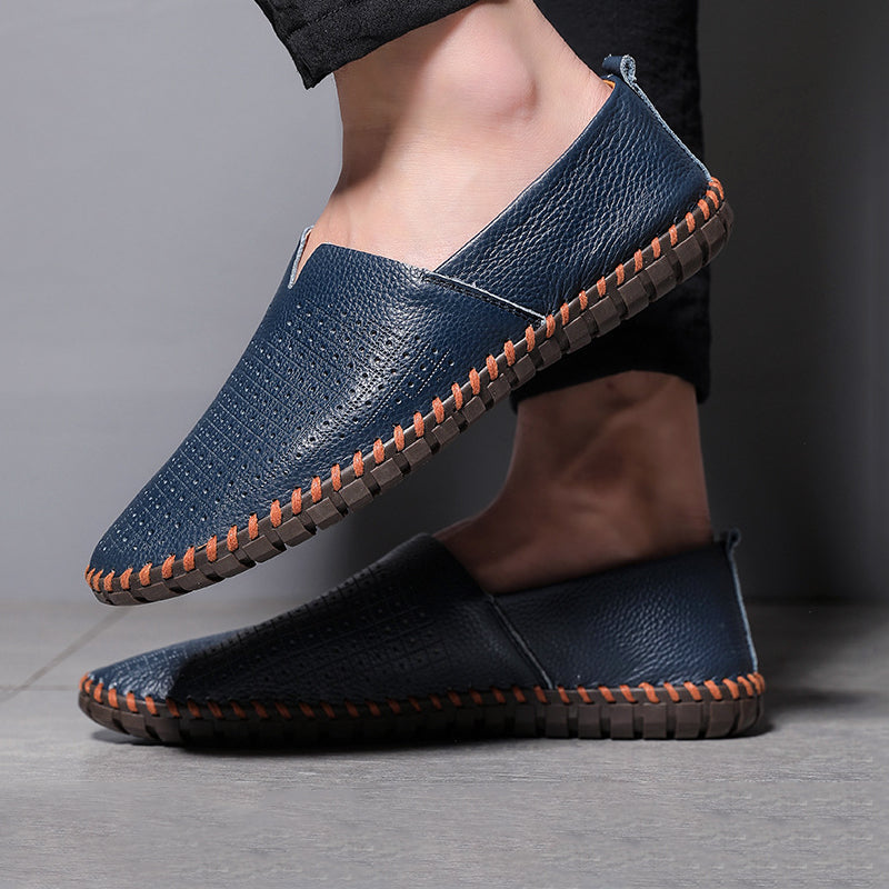 Jack Washington Minimal-Loafer aus echtem Leder