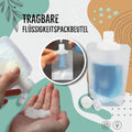 Tragbare Flüssigkeitsspenderbeutel für Reisen(10 Pcs）