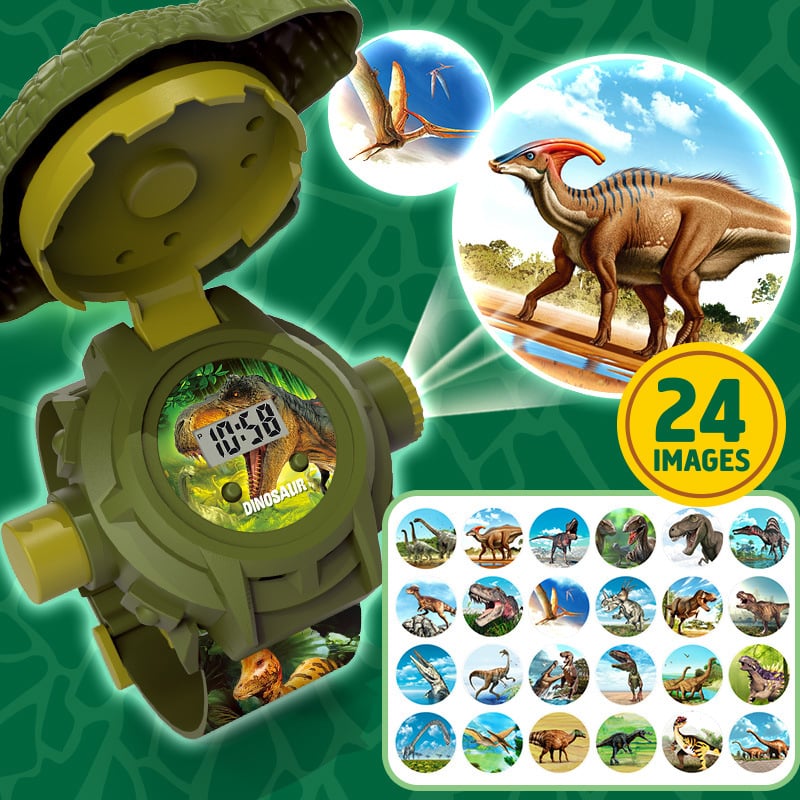 Dinosaur Projection Children's Watch Light-Up Toy
