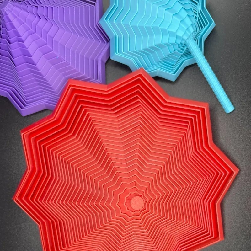 3D-gedrucktes tragbares Stern-Sensorik-Fidget-Spielzeug