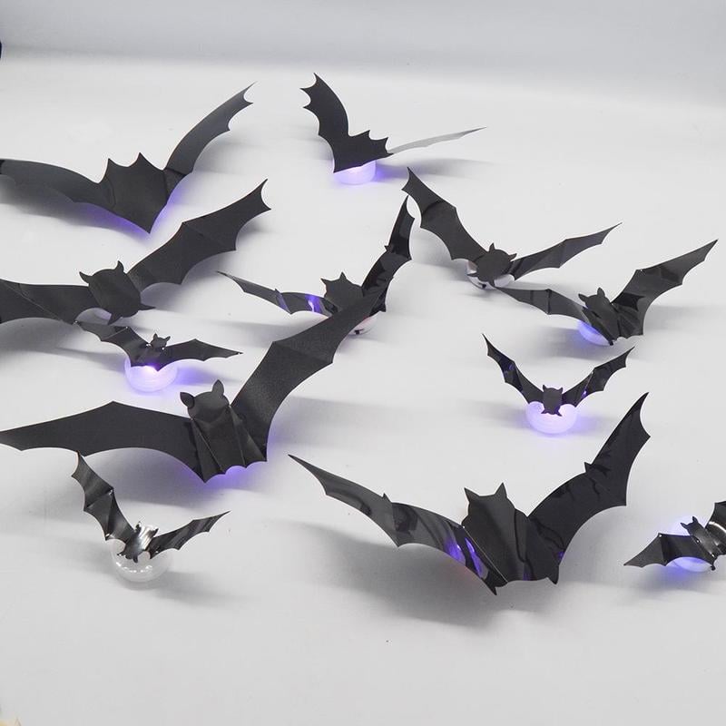 3D-Fledermaus-Design-LED-Dekoration