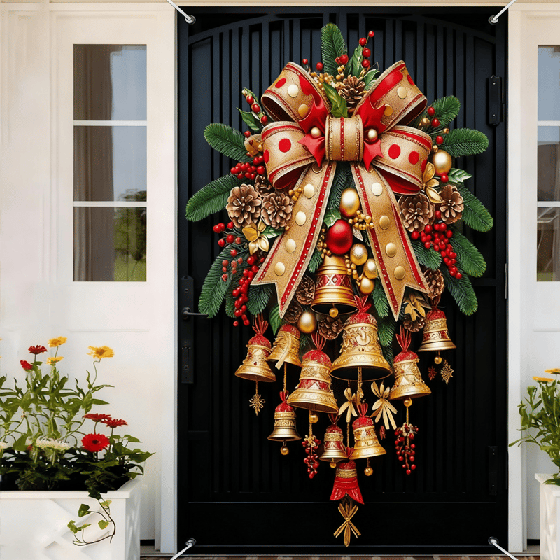 Weihnachtsglocken Türvorhang