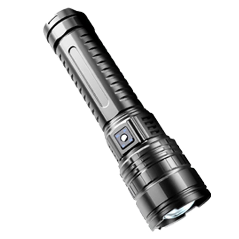 Multifunktionale Weiße Laser-Taschenlampe mit Teleskop-Zoom