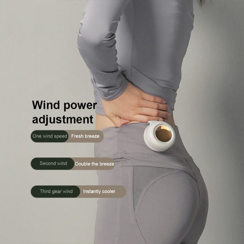 Kleiner Wirbelwind-Clip-Taille-Nackenfächer
