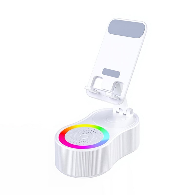 360° verstellbarer Handyhalter mit integriertem Bluetooth-Lautsprecher
