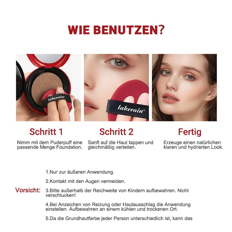 Luftkissen-Foundation – Leicht & Makellos