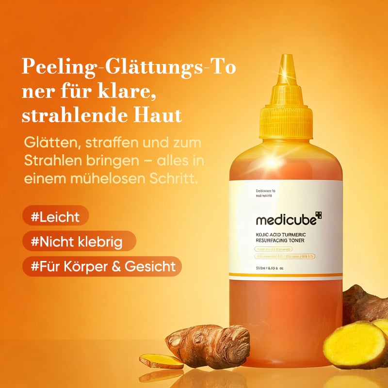 Kojisäure & Kurkuma Toner für Gesicht & Körper