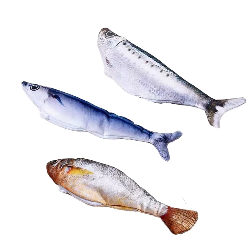Realistisches, zappelndes Fisch-Katzenspielzeug