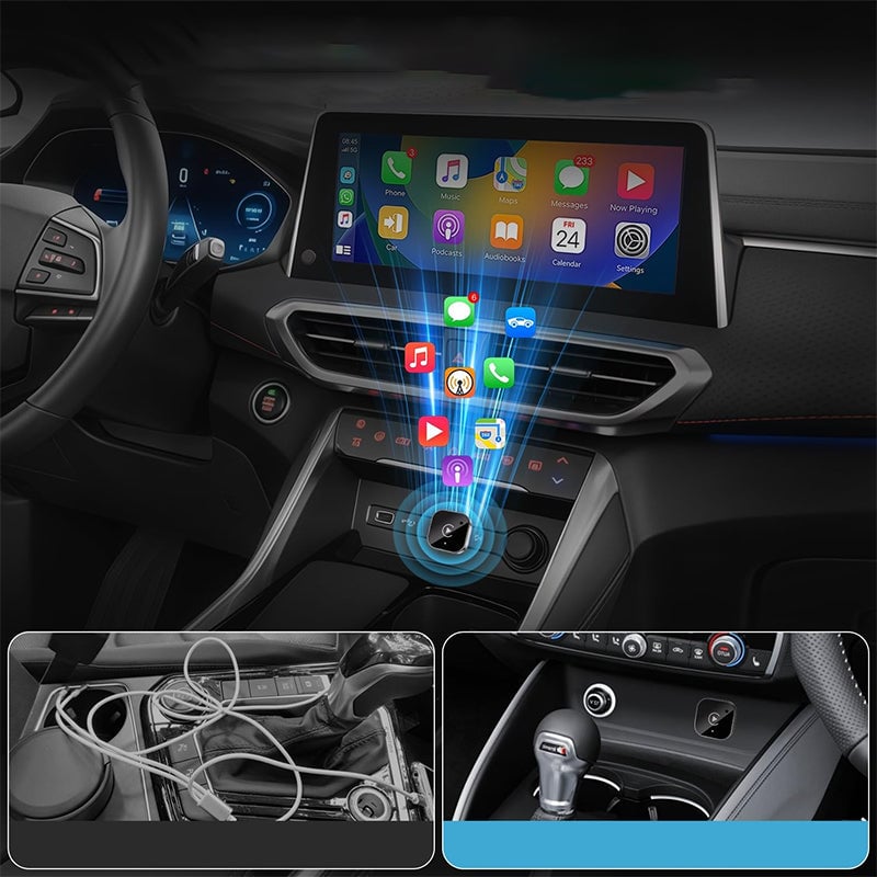 Kabelloser CarPlay-Adapter für iPhone & Android