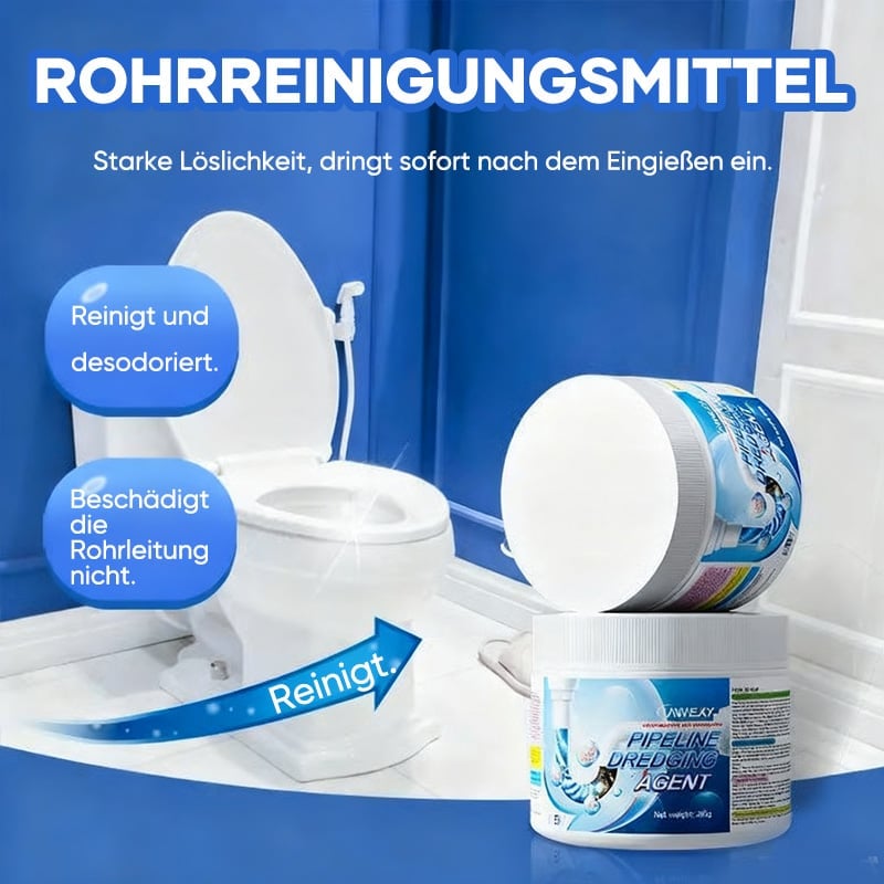 Leistungsstarker Rohrreiniger