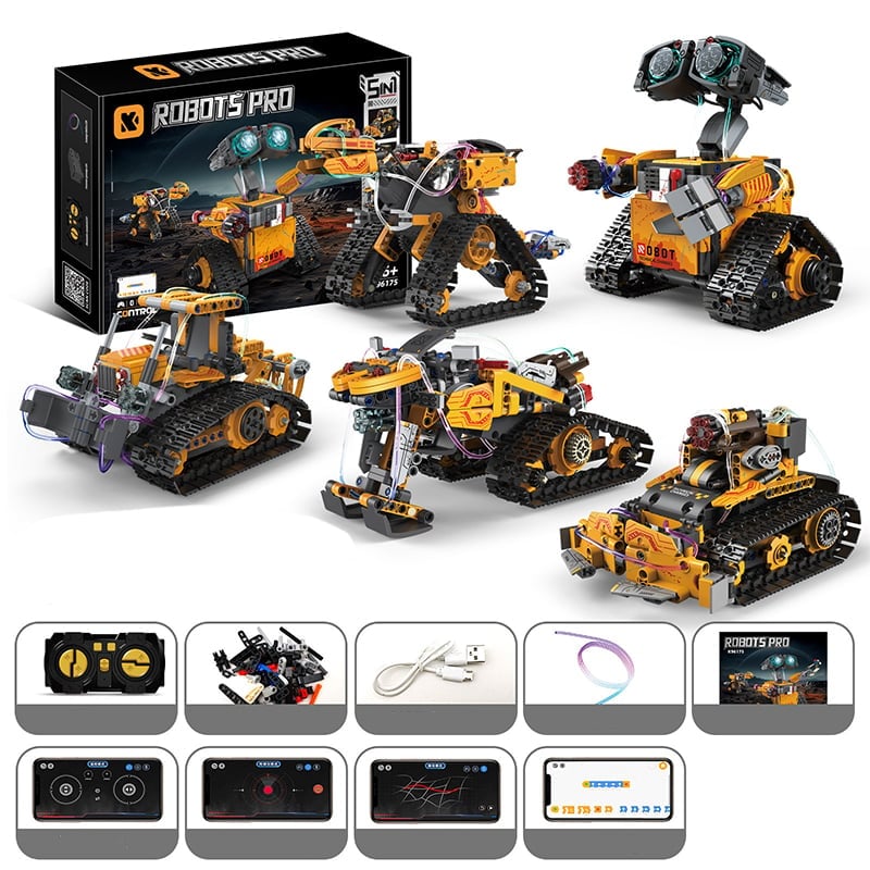 🤖 5-in-1 Roboter-Bausatz