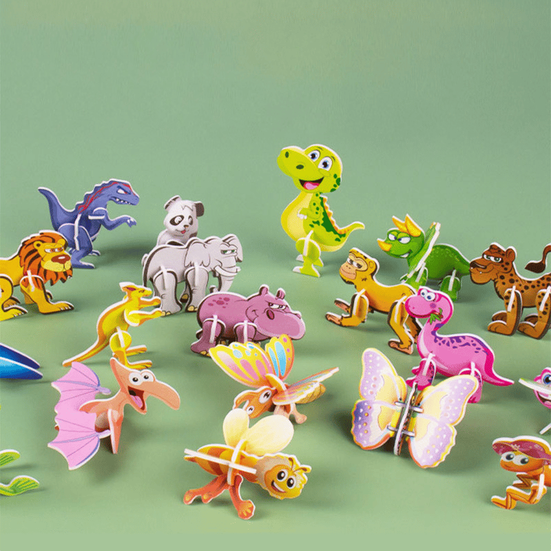 DIY 3D Kreatives Insekten-Papier-Puzzle