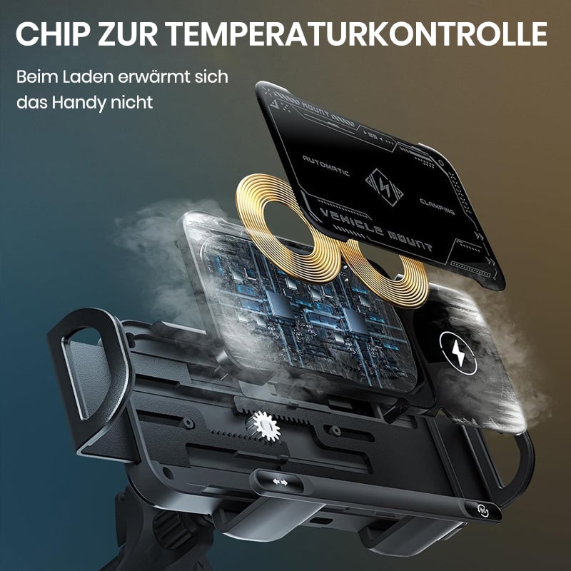 Kabellose Ladehalterung für das Auto mit Drehfunktion