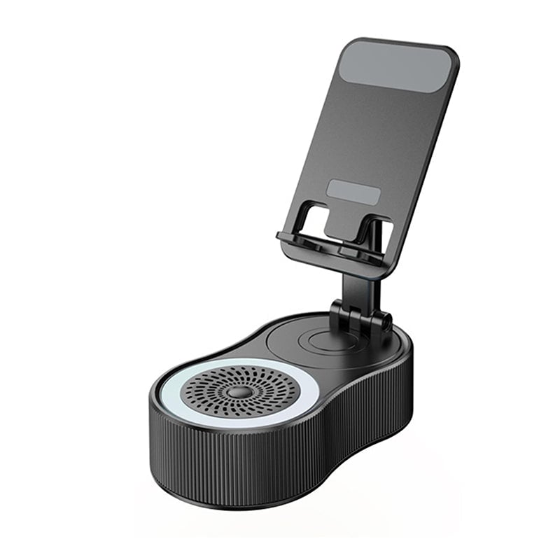 360° verstellbarer Handyhalter mit integriertem Bluetooth-Lautsprecher