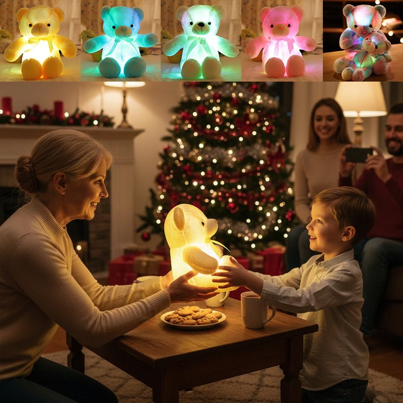 LED Leuchtender Teddybär Plüsch