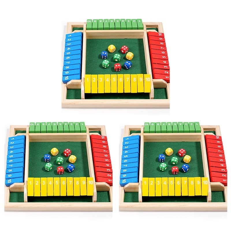 Shut The Box Game – Lustiges Tisch-Mathe-Spiel für Erwachsene und Kinder