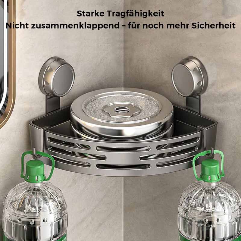 Dreieckiger Duschkorb mit Saugnapf