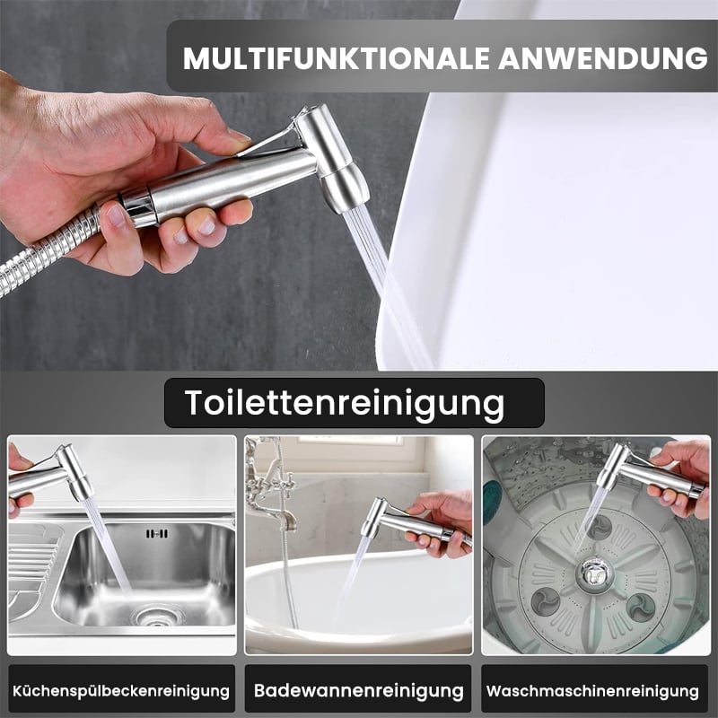 Bidet Edelstahl Handbrause
