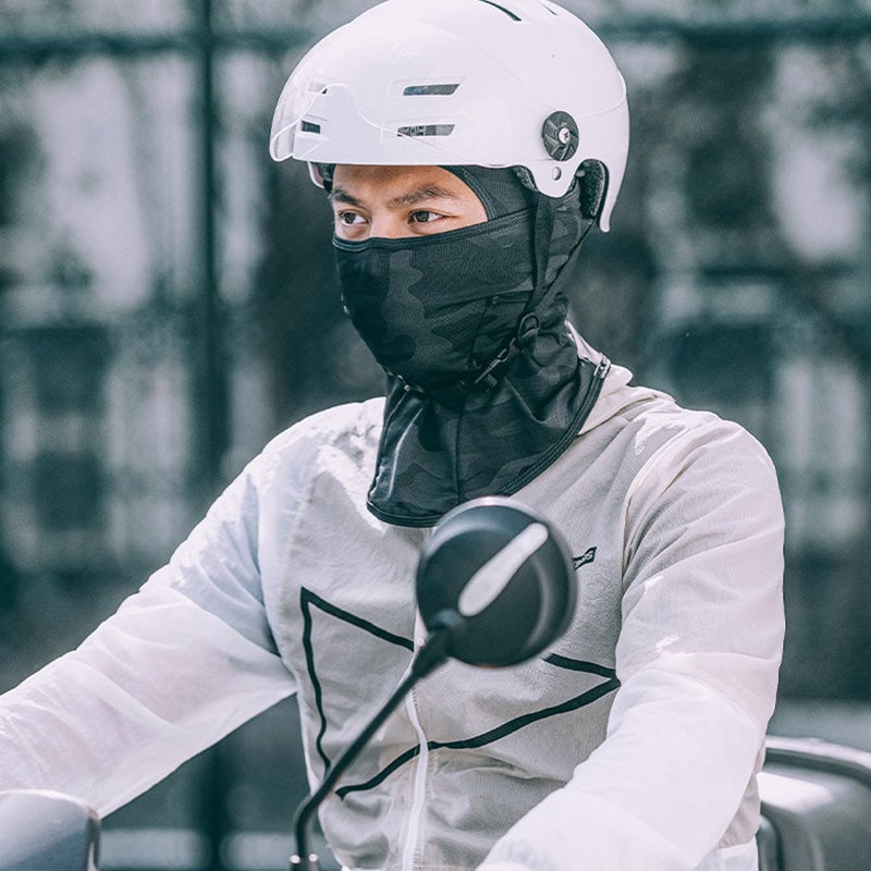 Sommer-Sturmhaube als Gesichtsmaske