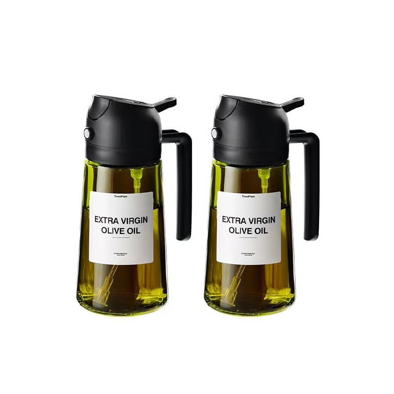 2-in-1-Ölsprüher und -spender aus Glas