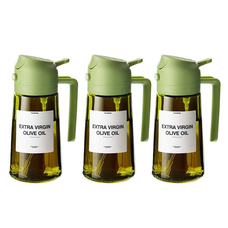 2-in-1-Ölsprüher und -spender aus Glas