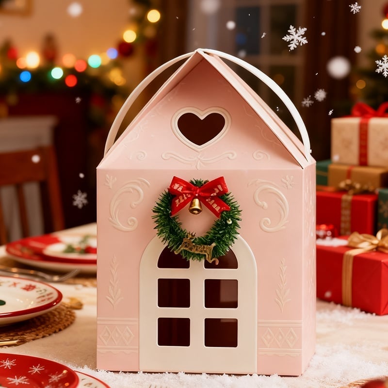 Weihnachtswunderland-Cottage-Geschenkbox