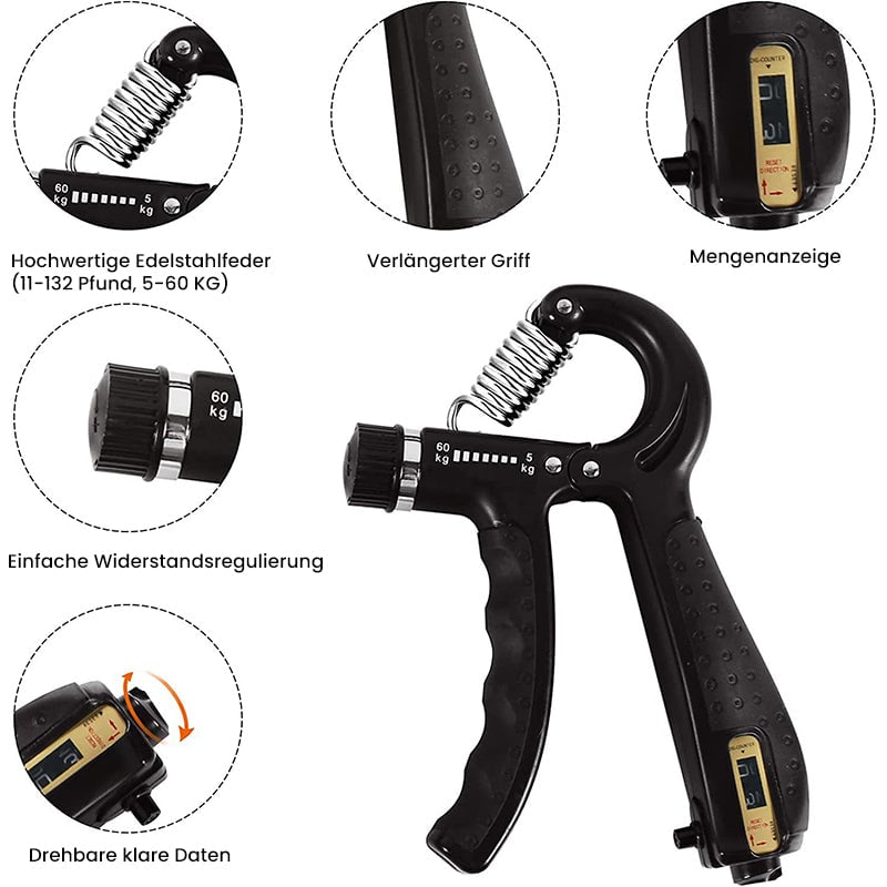 Hand-/Finger-Griff-Trainer-Set (5 Teile)