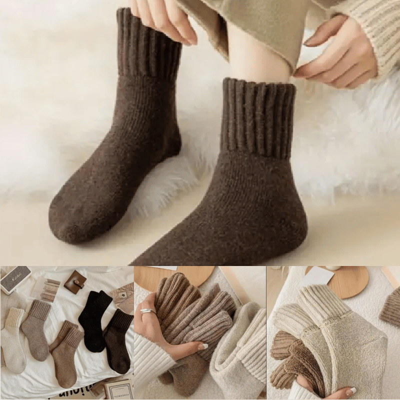 5 Pairs of Thick and Comfortable Socks