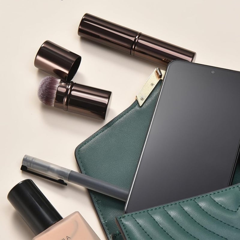20-teiliges kaffeefarbenes Make-up-Pinselset